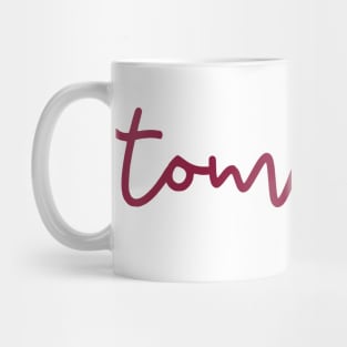 tom yum - maroon red Mug